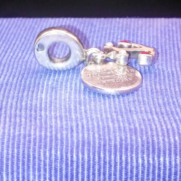 Pandora ALE 925 SS Double Dangle Charm Anchor Yourself to Someone Special - Picture 9 of 9